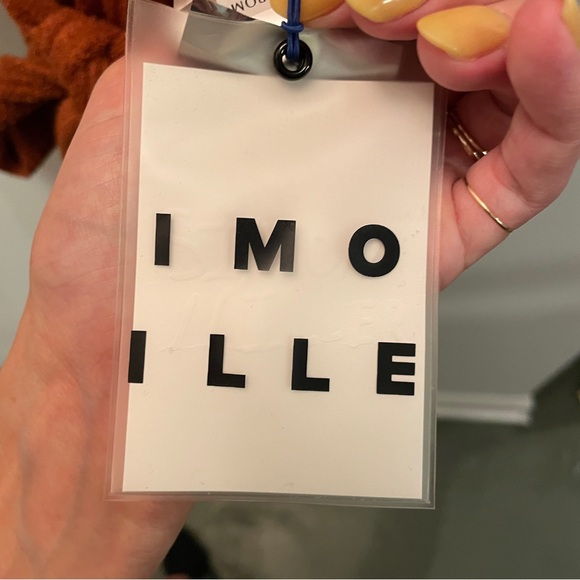 Terry by Simon Miller Lono Kimono Short Robe in Caramel NWT - Picture 10 of 12